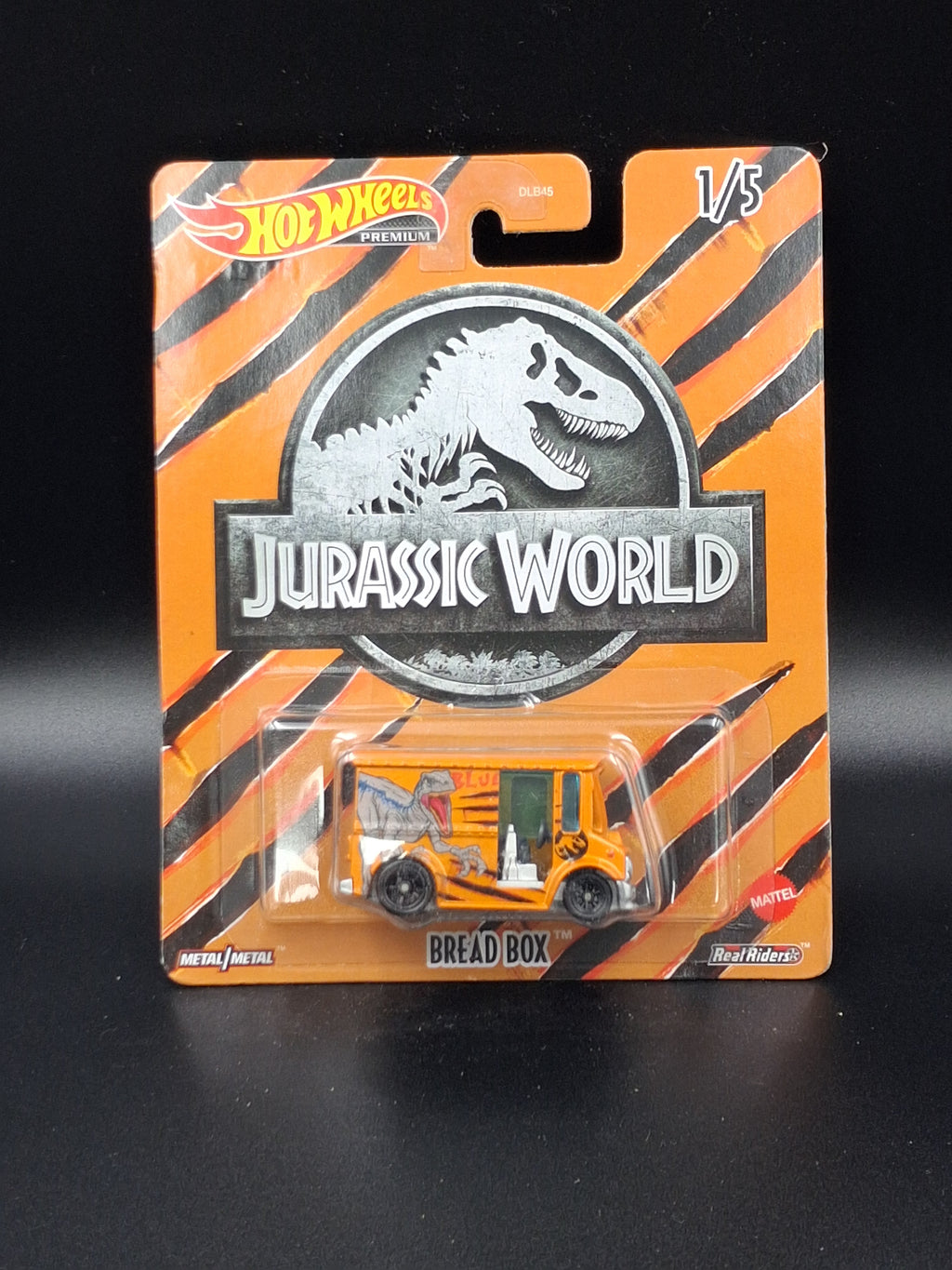 Hot Wheels 2022 Premium Pop Culture Jurassic World - Complete 5-Car Set (Real Riders)