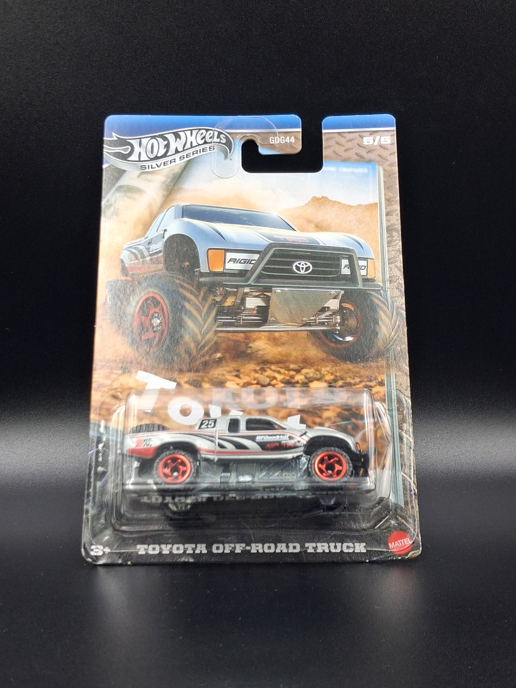 Hot Wheels 2025 Silver Series Toyota Trucks - Complete Set of 5 (1:64 Scale)