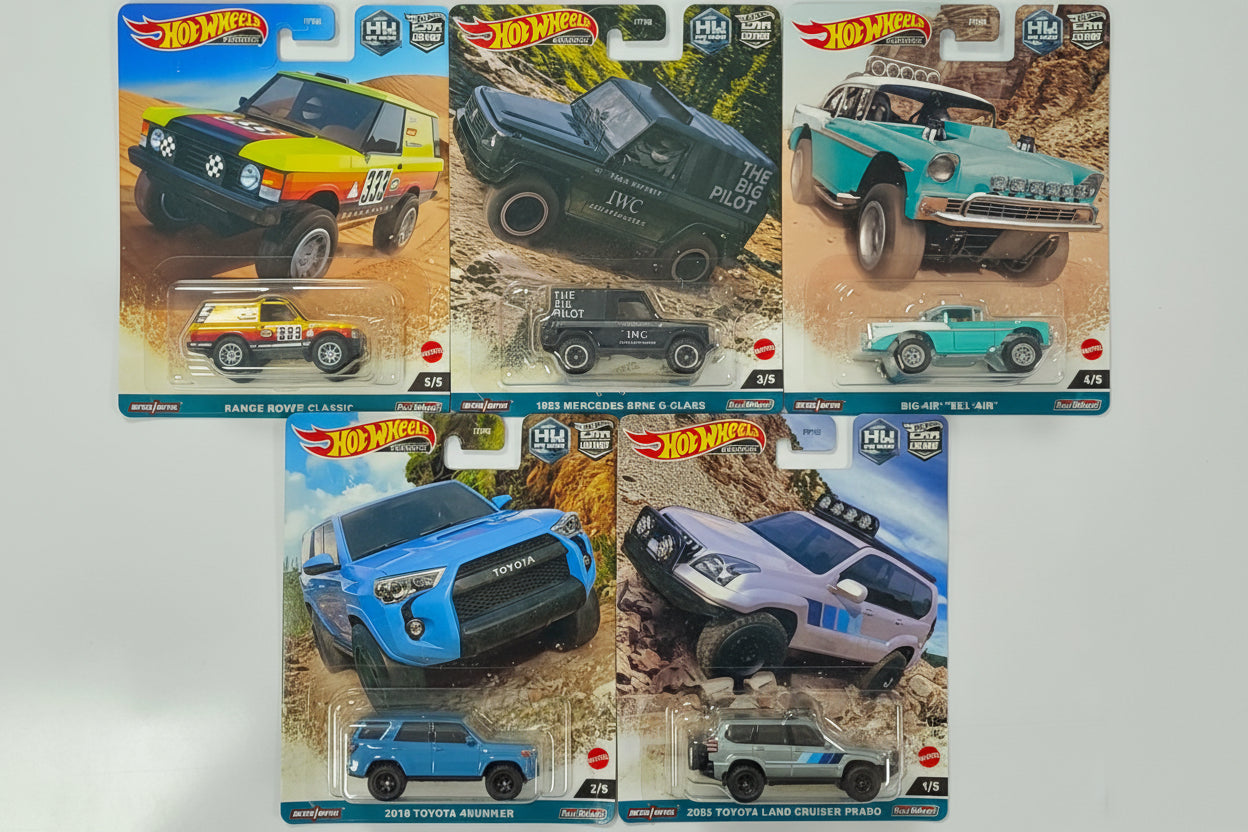 Hot Wheels Car Culture: HW Off Road Premium 5-Car Set (2023)