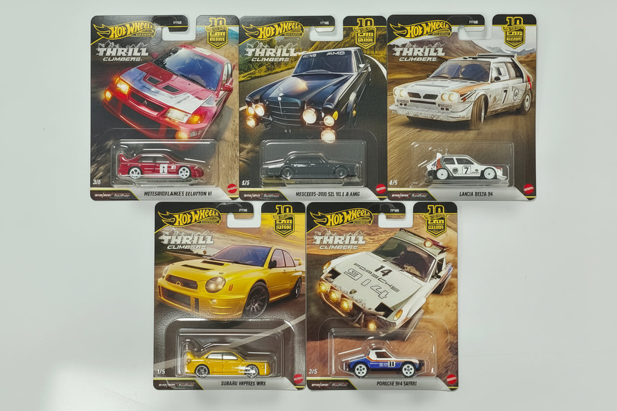 Hot Wheels Premium Car Culture "Thrill Climbers" Series