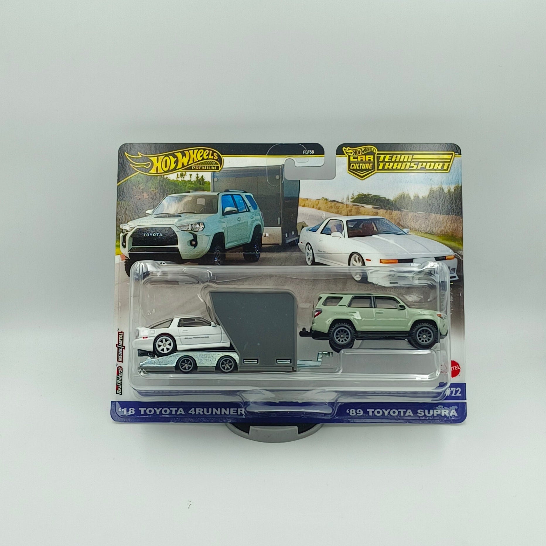Hot Wheels Premium Team Transport #72: '18 Toyota 4Runner & '89 Toyota Supra