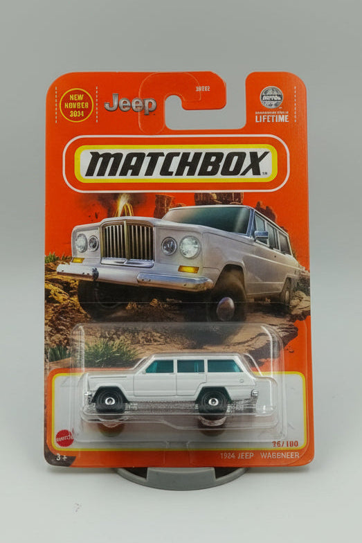 Matchbox 2024 - 1964 Jeep Wagoneer [White] 35/100 MBX Adventure