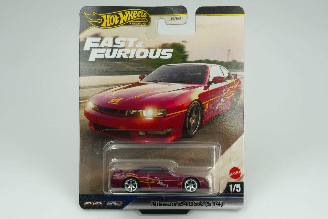 Hot Wheels Premium Fast & Furious 2024 Mix 3 - Set of 5 Die-Cast Cars (1:64 Scale)