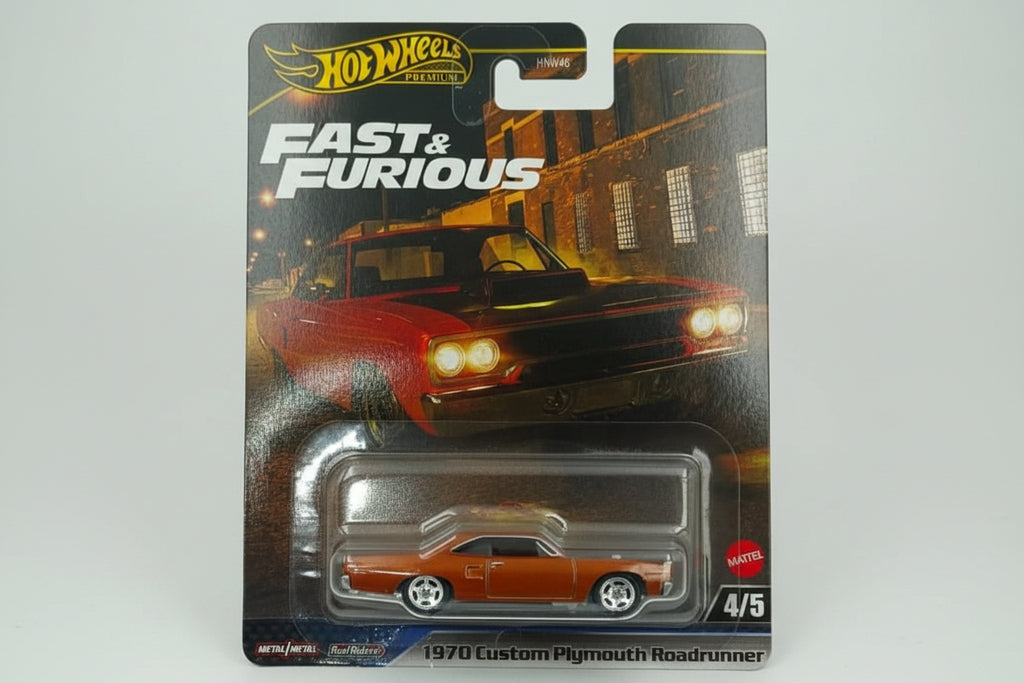 Hot Wheels Premium Fast & Furious 2024 Mix 3 - Set of 5 Die-Cast Cars (1:64 Scale)