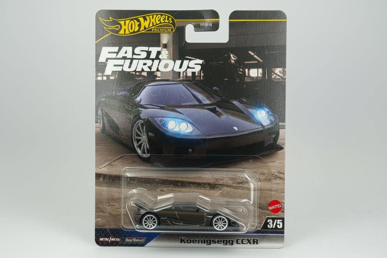 Hot Wheels Premium Fast & Furious 2024 Mix 3 - Set of 5 Die-Cast Cars (1:64 Scale)