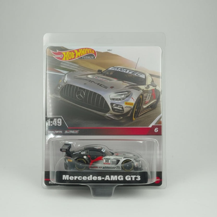 Hot Wheels Premium 1:43 Scale Mercedes-AMG GT3 Die-Cast Collectible Car (HMD44)