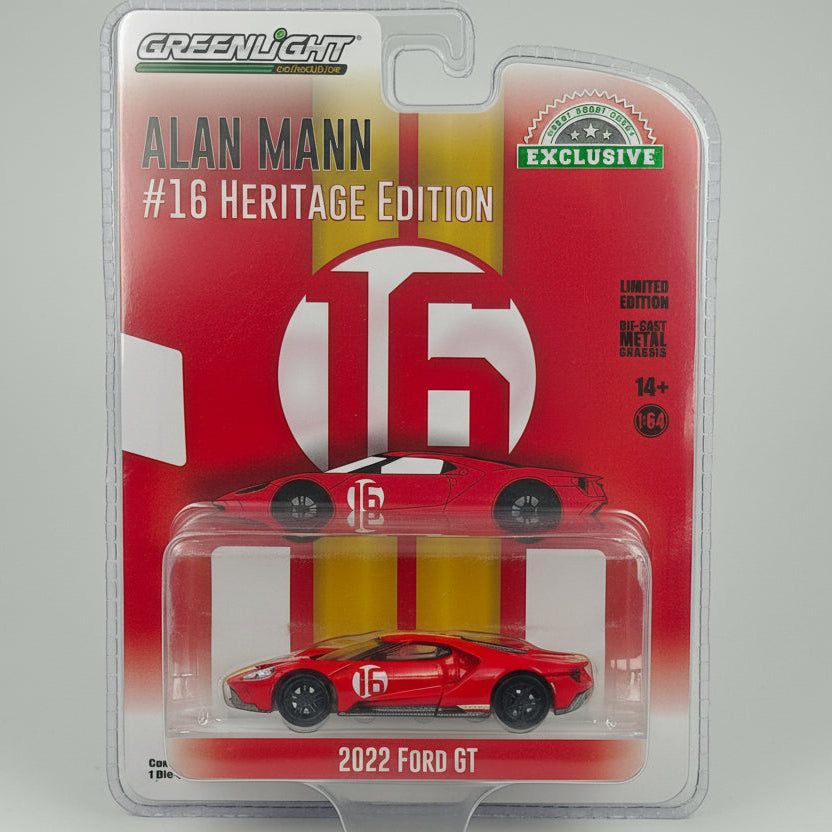Greenlight 1:64 2022 Ford GT Alan Mann Heritage Edition #16 - Hobby Exclusive