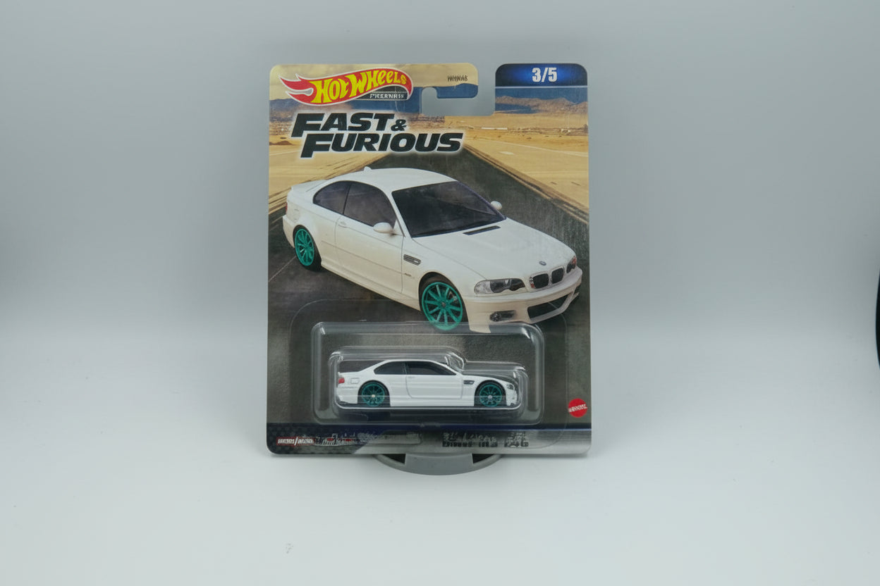 Hot Wheels Premium Fast & Furious – BMW M3 (E46) 1:64 Scale Die-Cast Collector Car