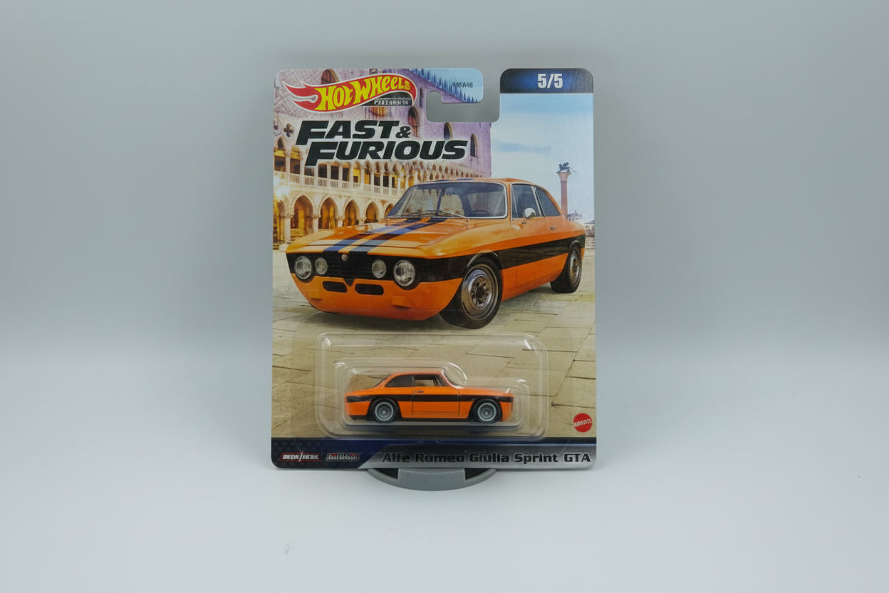 Hot Wheels Premium Fast & Furious – Alfa Romeo Giulia Sprint GTA (1:64 Scale)