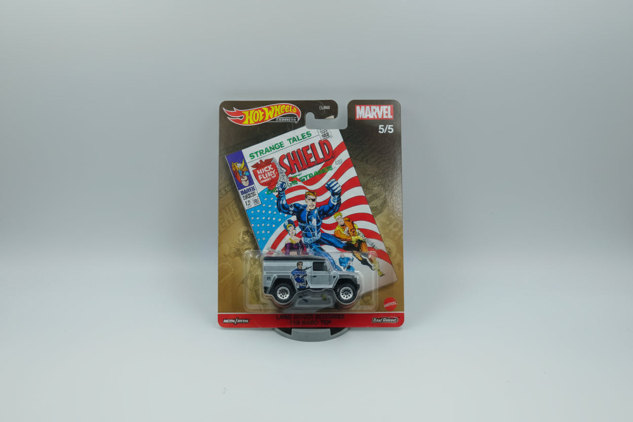 Hot Wheels Premium Marvel: Land Rover Defender 110 Hard Top (Nick Fury)
