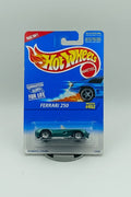 1996 Hot Wheels Ferrari 250 - Collector #452 - Dark Green (Blue Card)
