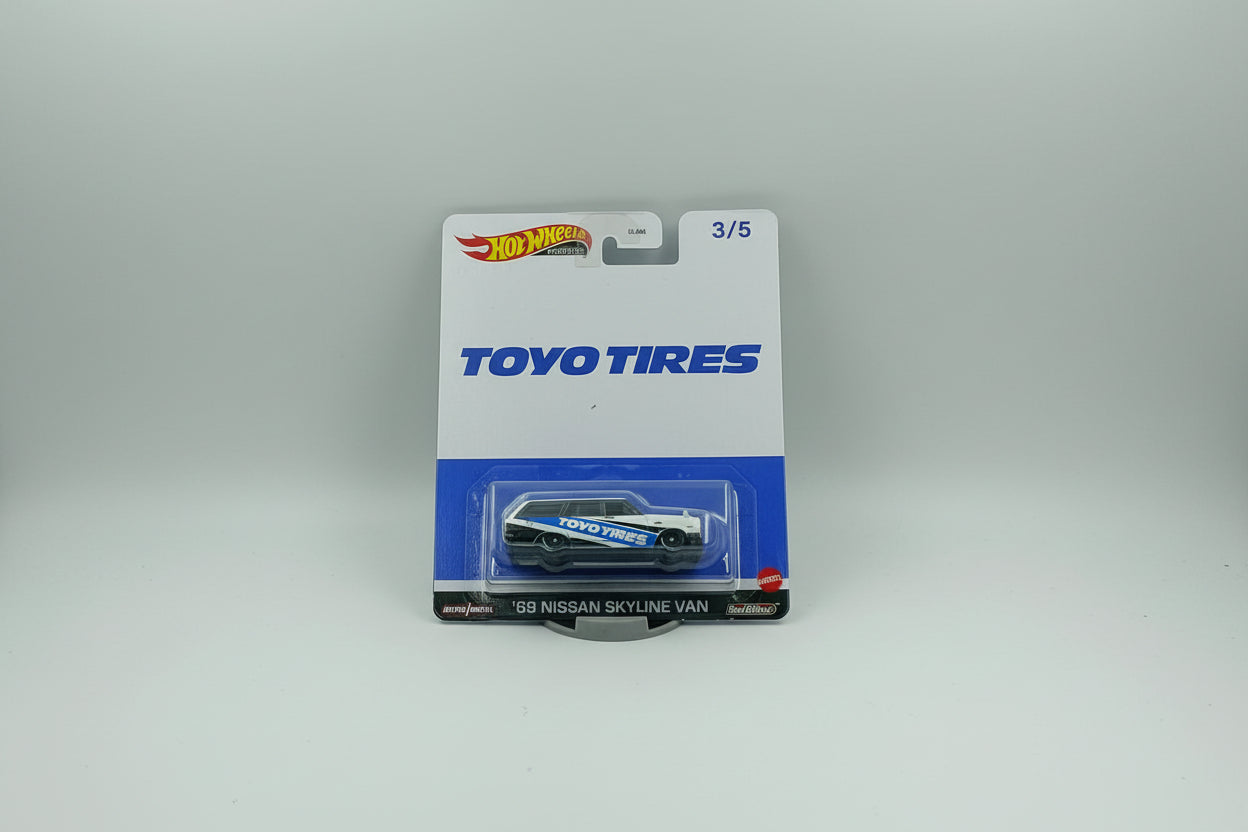 Hot Wheels Premium '69 Nissan Skyline Van - Toyo Tires (2023 Pop Culture)