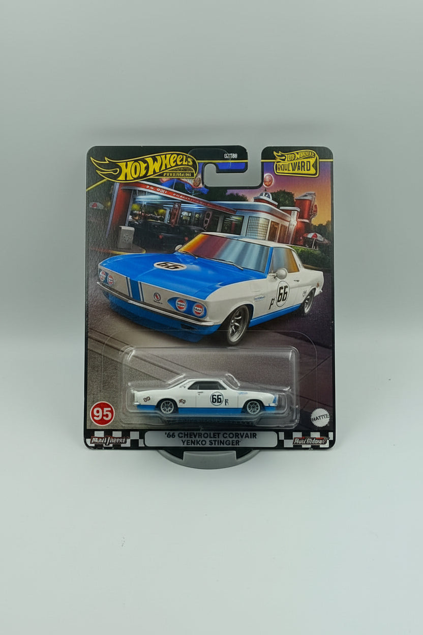 Hot Wheels Premium Boulevard '66 Chevrolet Corvair Yenko Stinger (#95)