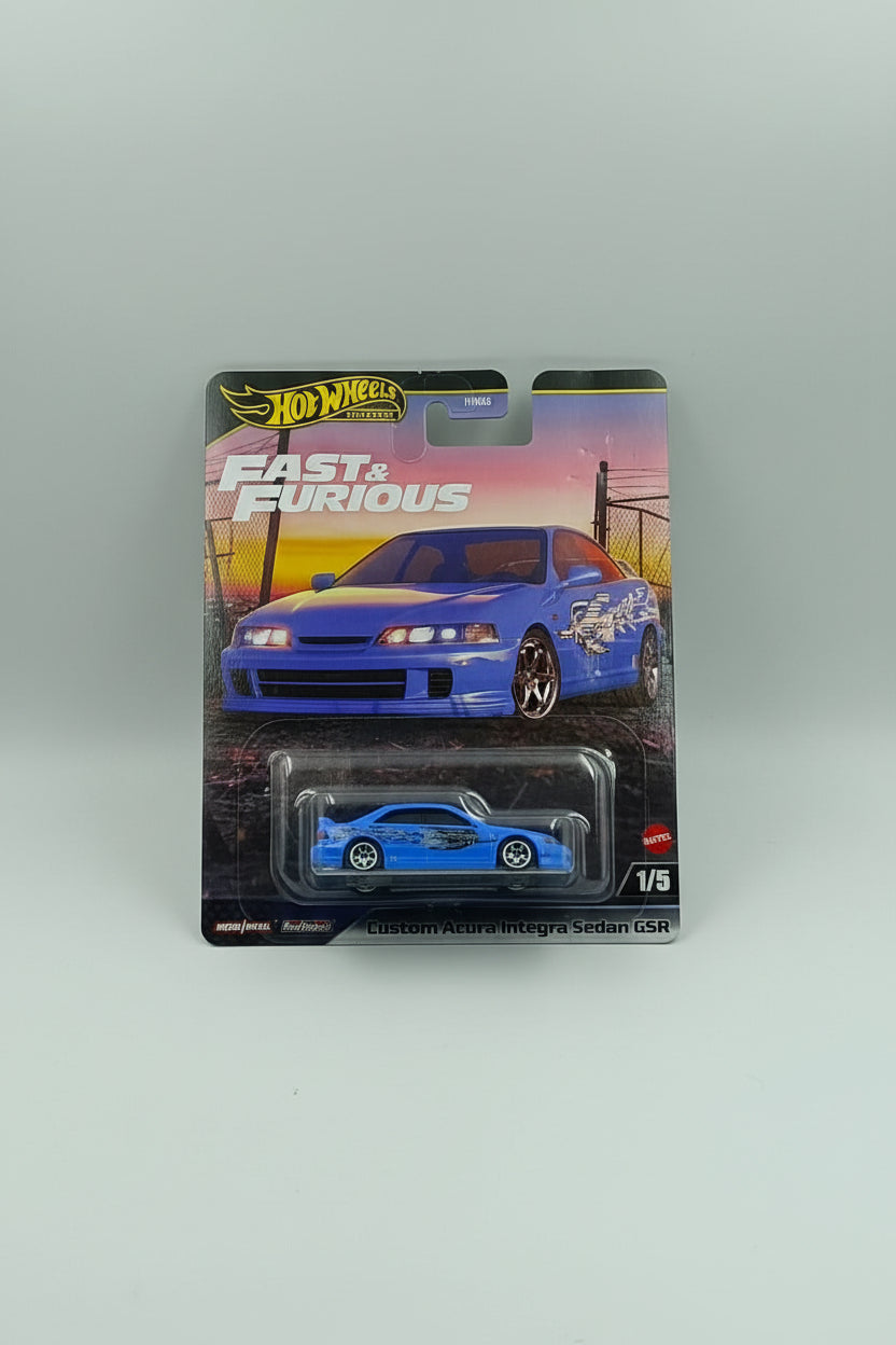 Hot Wheels Premium Fast & Furious Custom Acura Integra Sedan GSR (1:64 Scale)