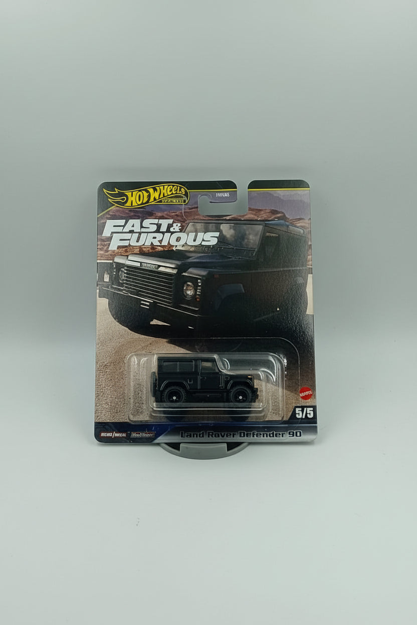 Hot Wheels Premium Fast & Furious - Land Rover Defender 90 (Furious Fleet 5/5) - Black