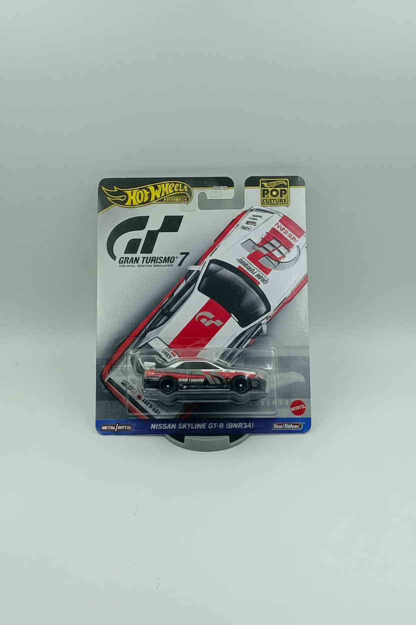 Hot Wheels Premium Pop Culture: Gran Turismo 7 – Nissan Skyline GT-R (BNR34)