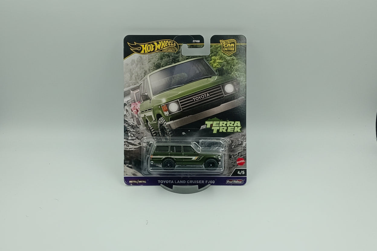 Hot Wheels Premium Car Culture Terra Trek - Toyota Land Cruiser FJ60 (1:64 Scale)