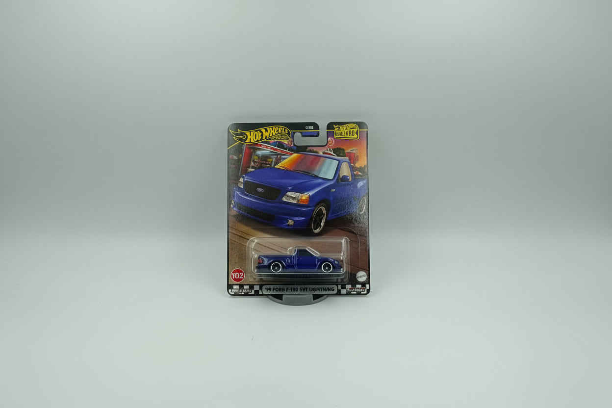 Hot Wheels Premium Boulevard #102 - '99 Ford F-150 SVT Lightning (1:64 Scale)