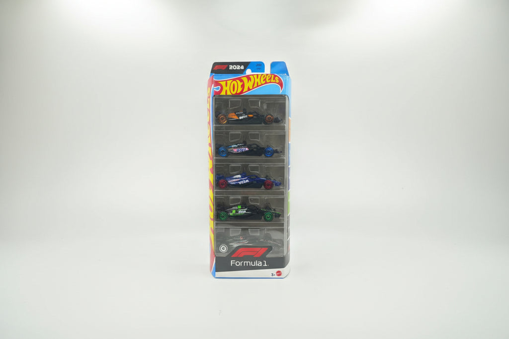 Hot Wheels Formula 1 (F1) 2024 5-Pack - 1:64 Scale Die-Cast Collector Set