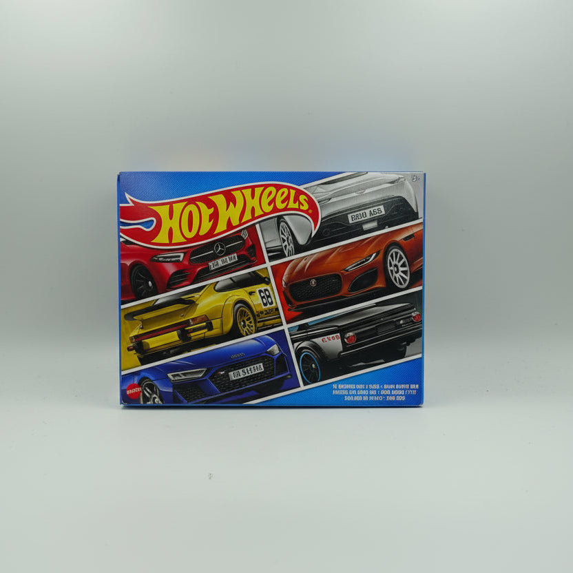 Hot Wheels European Car Culture Multipack – Set of 6 Premium 1:64 Scale Die-Cast Toy Cars