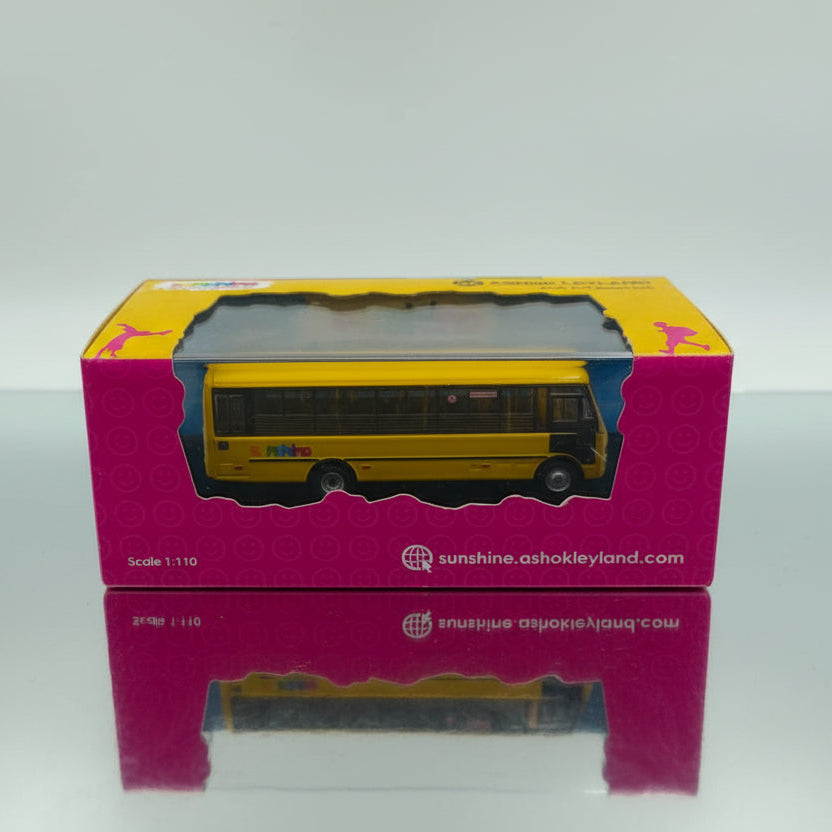 Ashok Leyland Sunshine School Bus Diecast Scale Model
