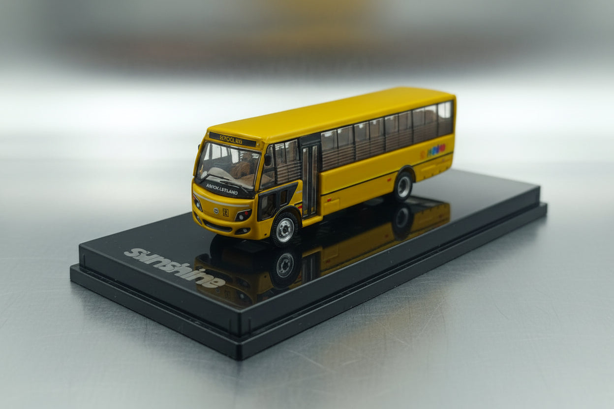 Ashok Leyland Sunshine School Bus Diecast Scale Model