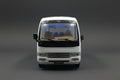 1:24 Scale Toyota Coaster Diecast Minibus Model - High-Detail Collectible (White)