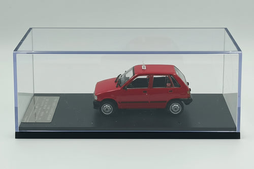 1:43 Suzuki Alto (Maruti 800) Classic Diecast Scale Model – Red Taxi Edition