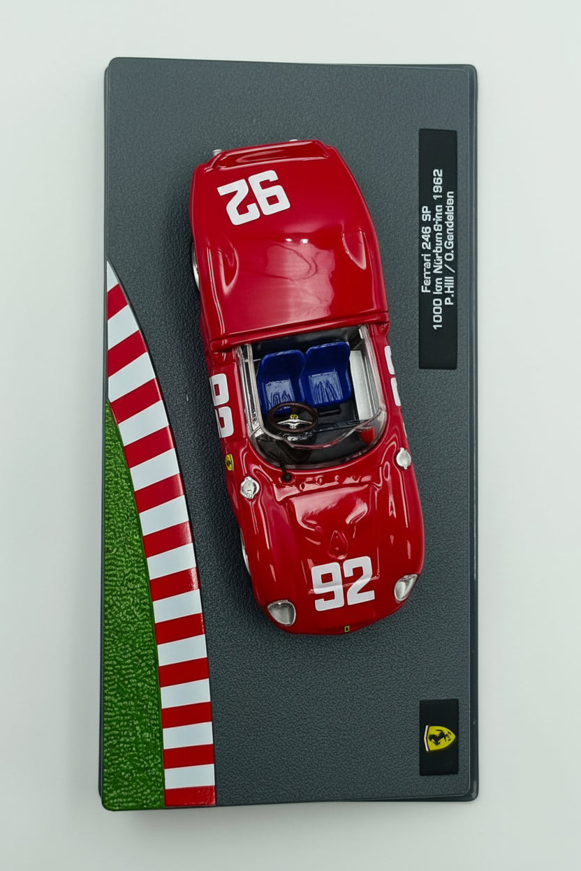 1:43 Ferrari 246 SP #92 – Winner 1000 km Nürburgring 1962 (Hill/Gendebien)