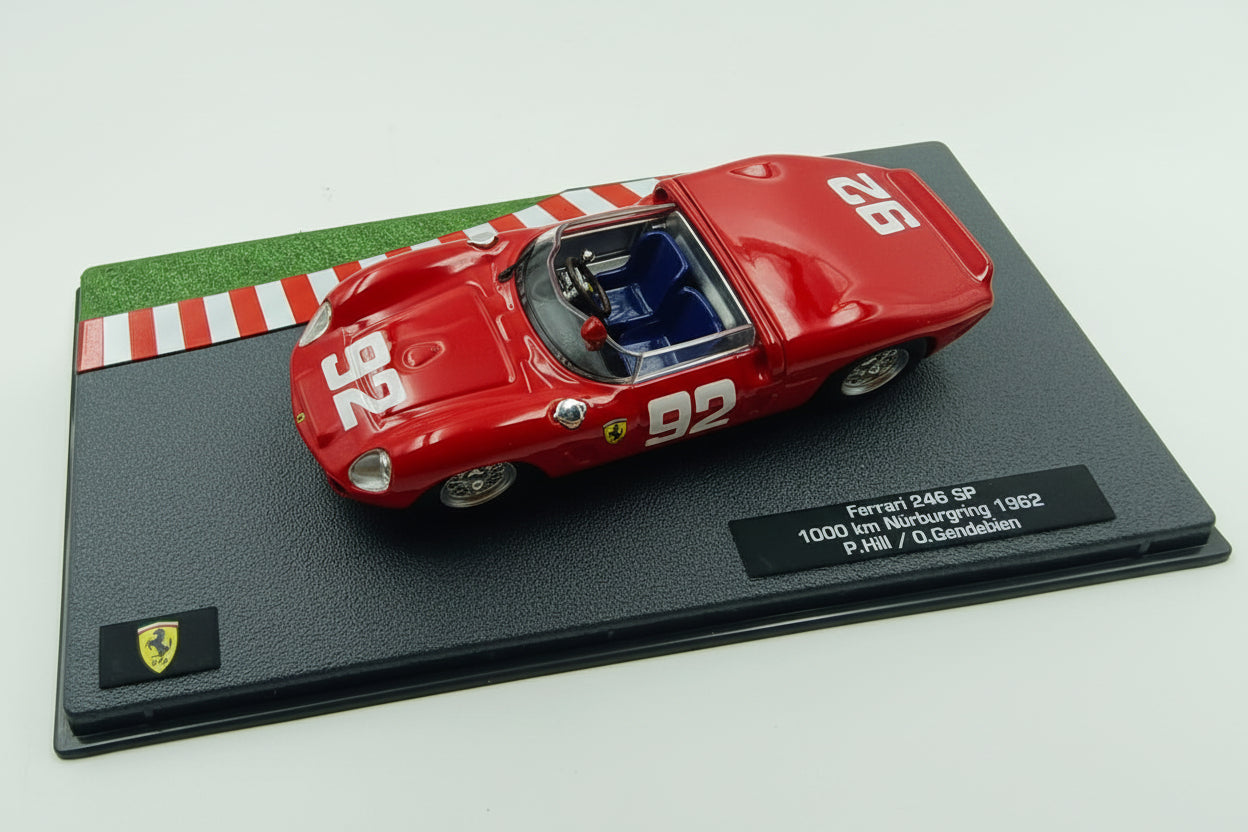 1:43 Ferrari 246 SP #92 – Winner 1000 km Nürburgring 1962 (Hill/Gendebien)
