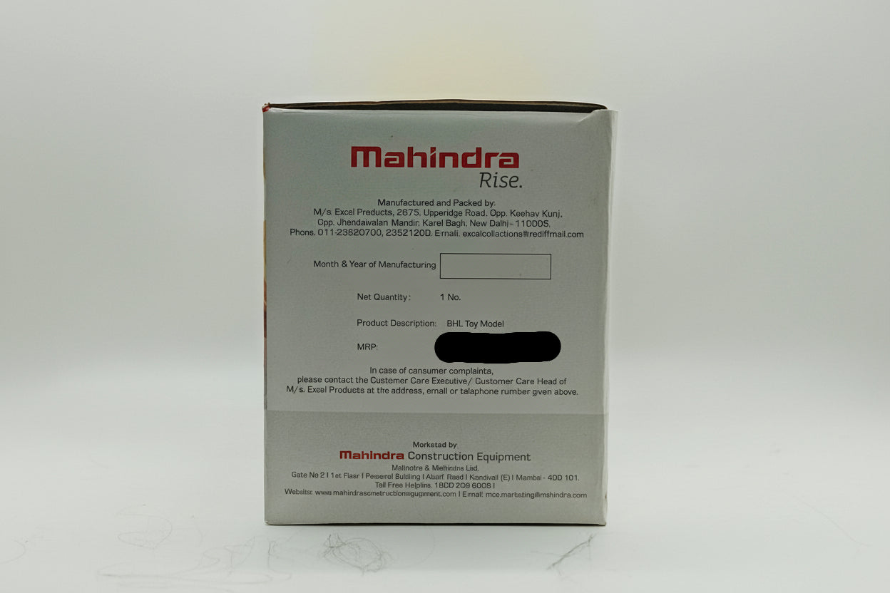 Mahindra Road-Master G90 Motor Grader Diecast Scale Model - 1:35 Scale
