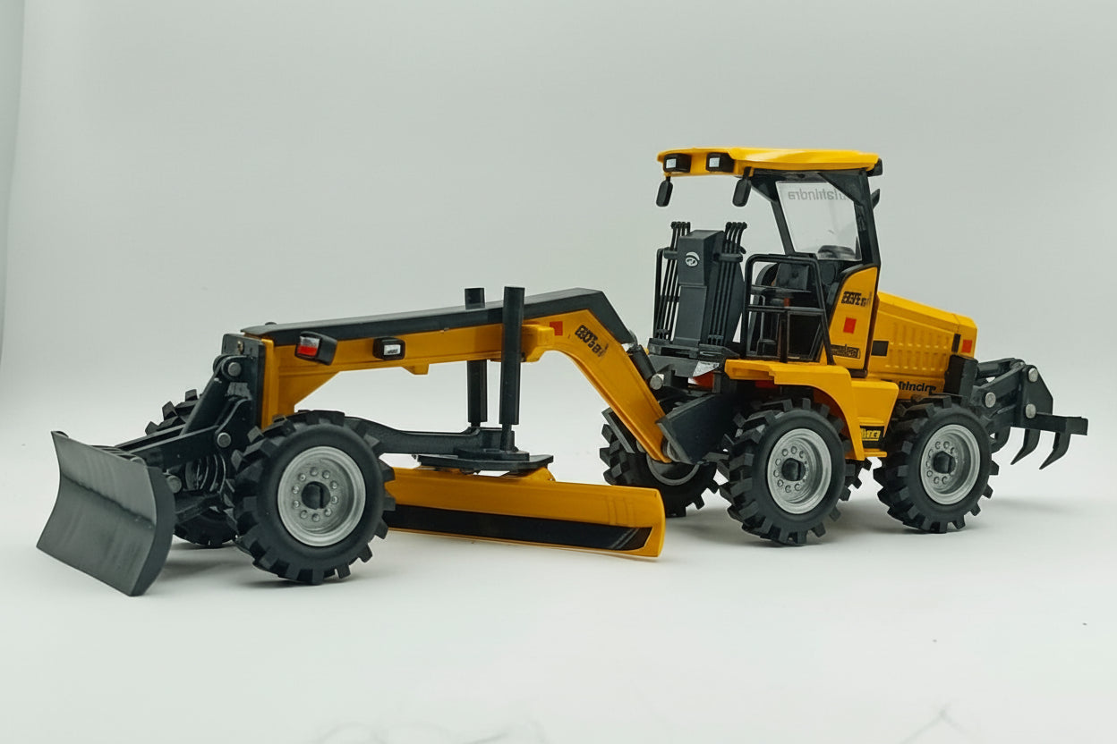Mahindra Road-Master G90 Motor Grader Diecast Scale Model - 1:35 Scale