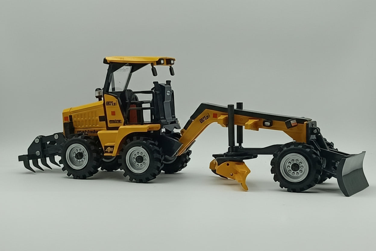 Mahindra Road-Master G90 Motor Grader Diecast Scale Model - 1:35 Scale