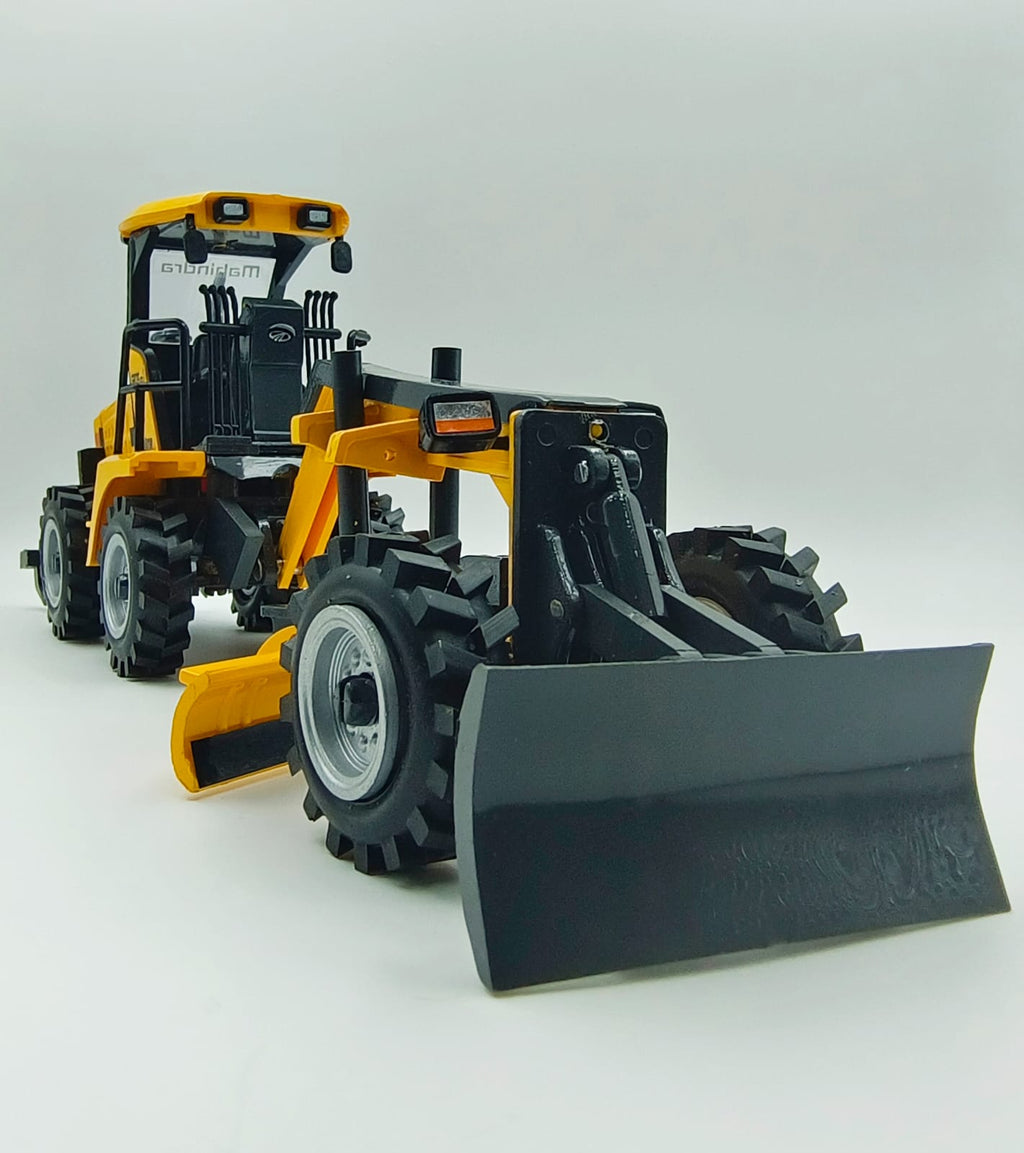 Mahindra Road-Master G90 Motor Grader Diecast Scale Model - 1:35 Scale