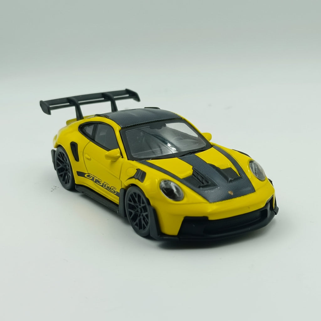 Porsche 911 (992) GT3 RS 2022 – Yellow with Black Stickers – 1:43 Scale Model by Norev