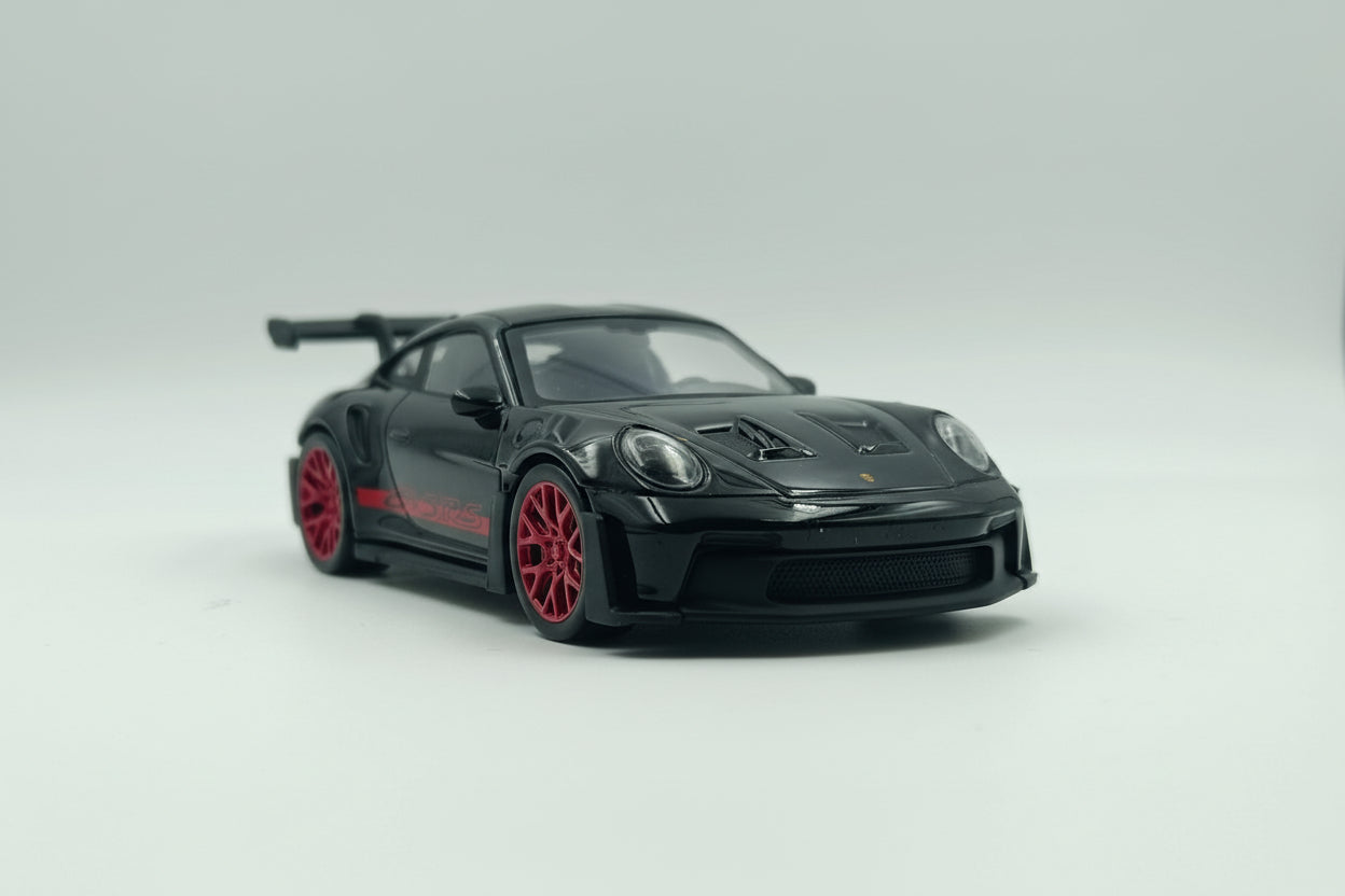 Norev 1:43 Porsche 911 (992) GT3 RS 2022 - Black with Red Accents (Jet-Car Series)