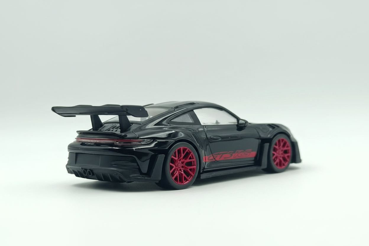 Norev 1:43 Porsche 911 (992) GT3 RS 2022 - Black with Red Accents (Jet-Car Series)