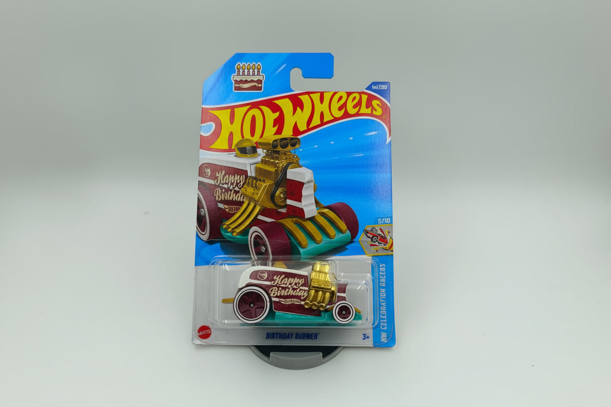 Hot Wheels Birthday Burner - HW Celebration Racers 5/10 (Treasure Hunt 143/250)