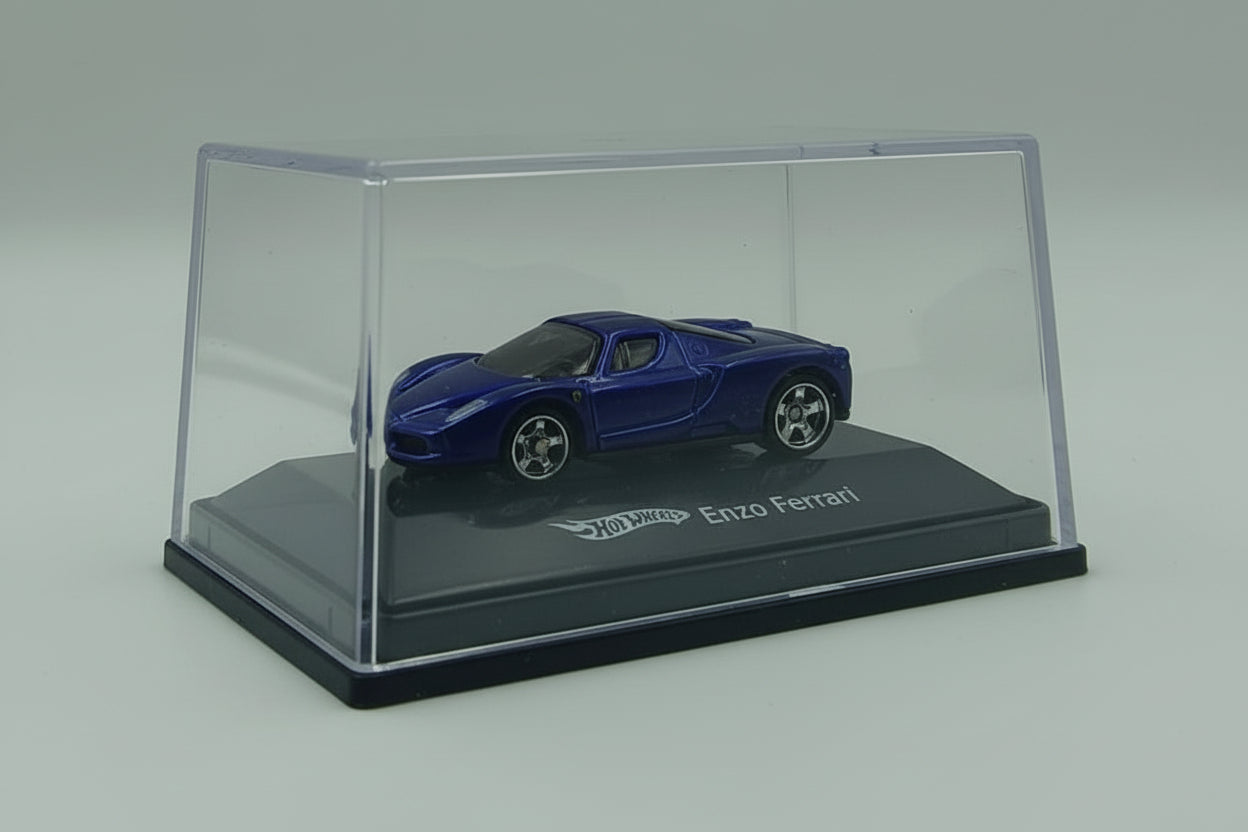 Hot Wheels 1:87 Scale Enzo Ferrari - Blue Die-Cast Collectible