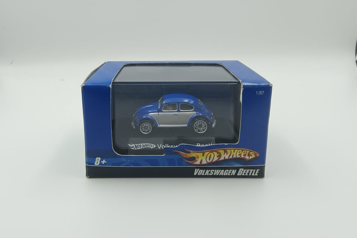 Hot Wheels 1:87 Scale Series - Volkswagen Beetle (Blue & Silver)