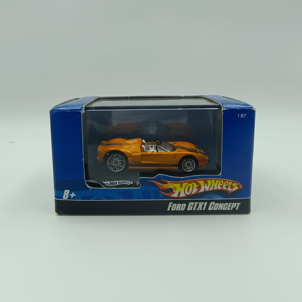 Hot Wheels 1:87 Scale Ford GTX1 Concept - Pearl Yellow (HO Scale Collectible)