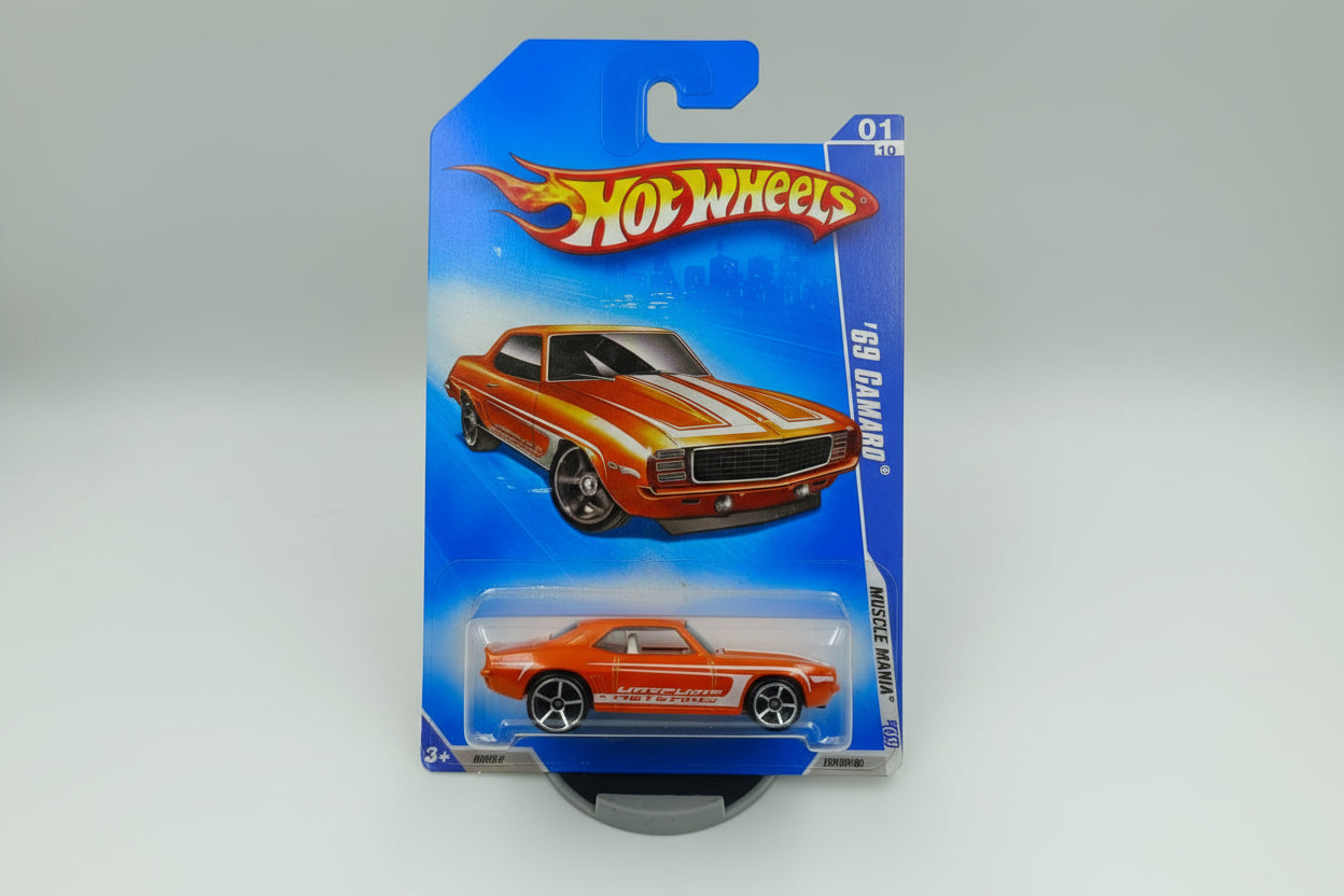 Hot Wheels 2009 Muscle Mania '69 Camaro - Orange Variant (01/10)