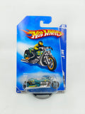 Hot Wheels 2009 Rebel Rides Airy 8 Motorcycle #137/190 (Green/Teal)