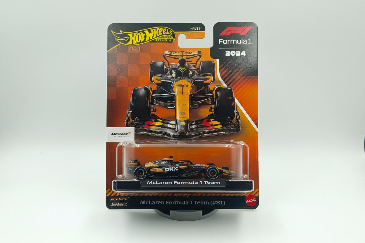 Hot Wheels Premium Formula 1 McLaren Team (#81) Oscar Piastri - 1:64 Die-Cast