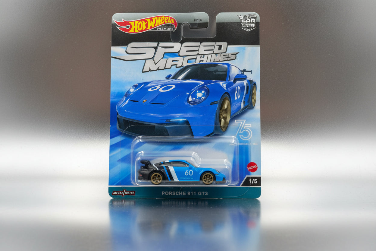 Hot Wheels Premium Car Culture: Speed Machines - Porsche 911 GT3 (1/5)