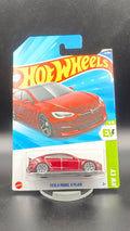 Hot Wheels Tesla Model S Plaid (Red) - HW EV Series 1/10 [9/250]