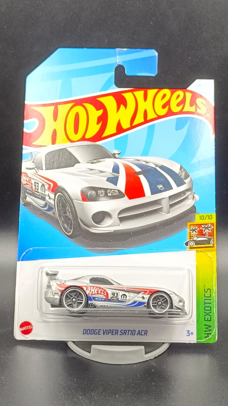 Hot Wheels Dodge Viper SRT10 ACR - HW Exotics 10/10 (White/Blue/Red)