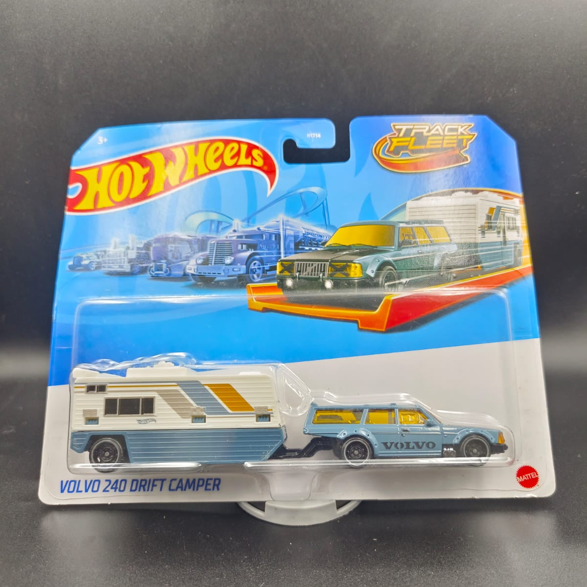 Hot Wheels Track Fleet Volvo 240 Drift Camper (1:64 Scale)