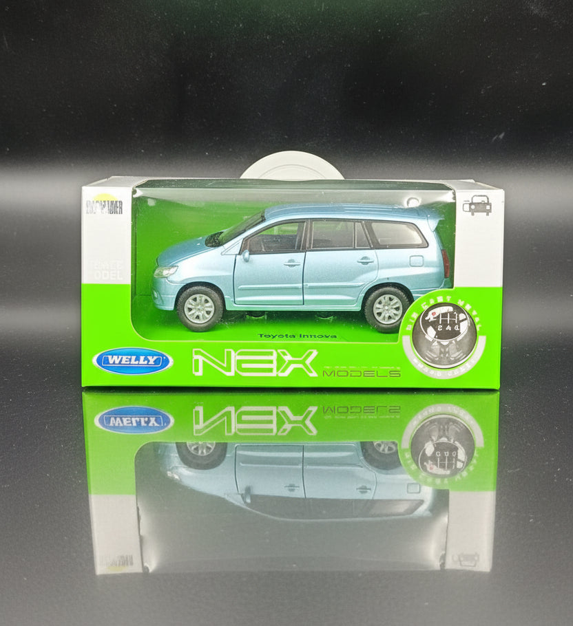 Title: Welly NEX Models Toyota Innova Diecast Car - 1:43 Scale (Blue)