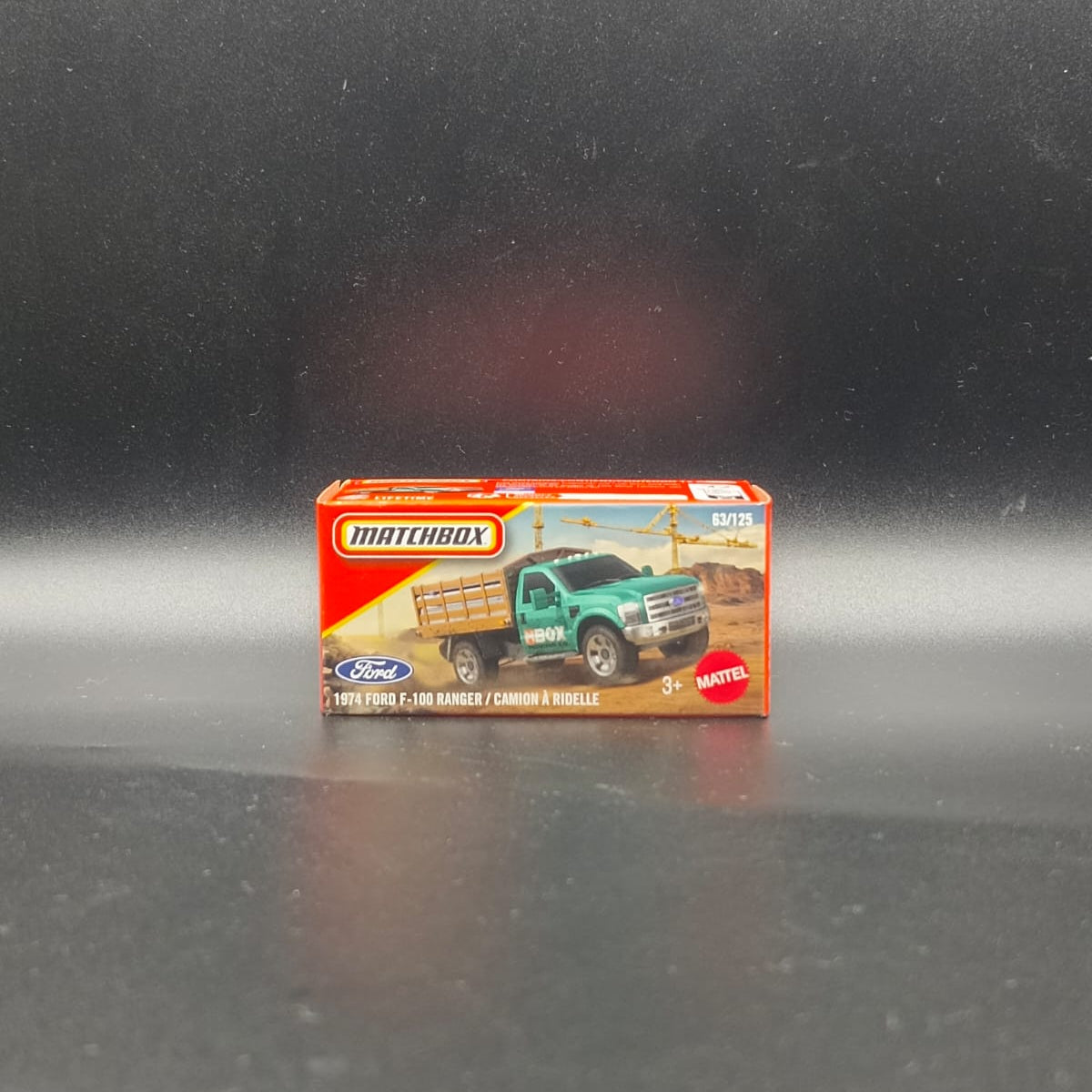 Matchbox 1974 Ford F-100 Ranger / Camion A Ridelle (Green) - 63/125
